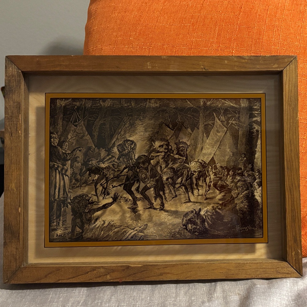 Framed Vintage Art Print